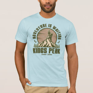 Retro Kings Peak Wanderung T-Shirt