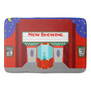 Retro Kino-Bad-Matte Badematte