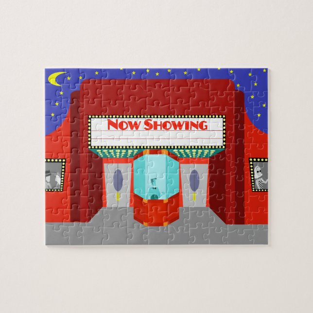 Retro Kino-Puzzlespiel (Horizontal)