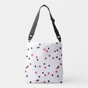 Retro Kirsch-Pop Mid-Century-Punkte   Tragetaschen Mit Langen Trägern