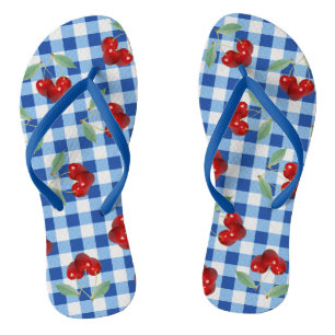 Retro Kirschen drehen Reinfälle um Flip Flops