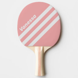 Retro Kiss Three Angled Striping with Name Tischtennis Schläger