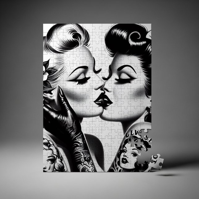 Retro Kissing Pin-ups (Von Creator hochgeladen)