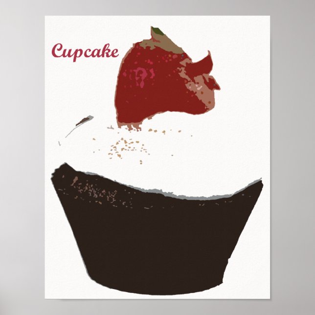 Retro Kitchen - Cupcake Poster (Vorne)
