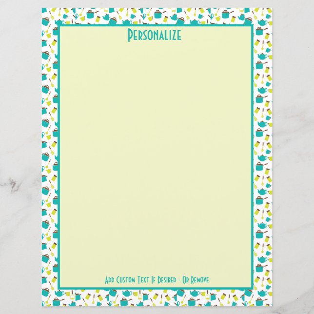 Retro Kitchen Kochutensilien personalisieren (Vorderseite)