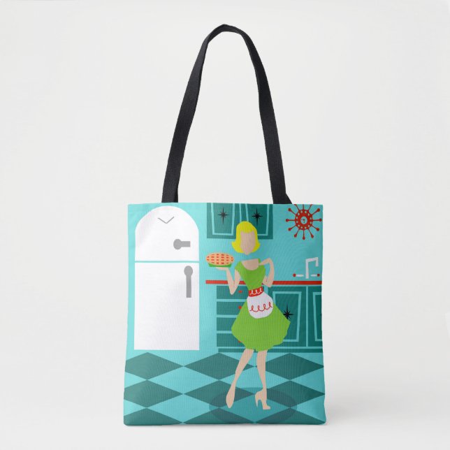 Retro Kitchen Mehrwegverpackung Tasche (Vorderseite)