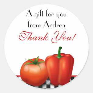 Retro Kitchen oder Kochen individuell anpassbare S Runder Aufkleber