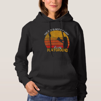 Retro Kitesurfing Kiteboarding Kitesurf Kiteboarde Hoodie
