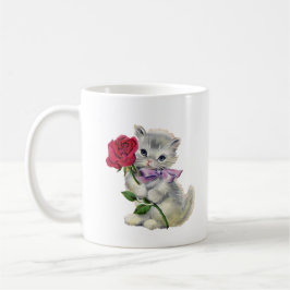Retro Kitten Kaffeetasse