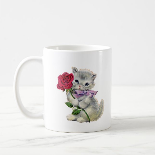 Retro Kitten Kaffeetasse (Links)