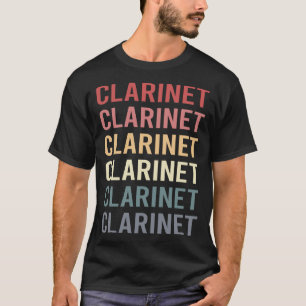 Retro-Klarinette T-Shirt