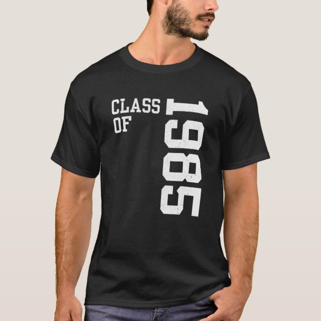 Retro-Klasse von 1985 Wiedersehen Vin T-Shirt (Vorderseite)