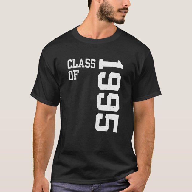 Retro-Klasse von 1995 Wiedersehen Vin T-Shirt (Vorderseite)