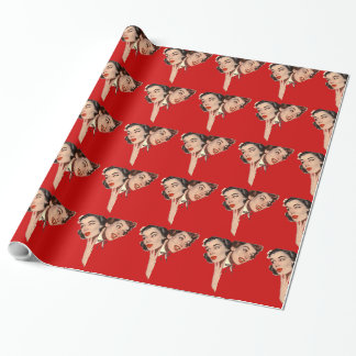 Retro-Klatsch Geschenkpapier
