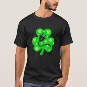 Retro Kleeblatt Electrical St.Patrick Day Irish Co T-Shirt