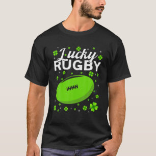 Retro Kleeblatt Rugby Lover Sport St Patricks Day T-Shirt