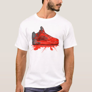 Retro Kleid 2016 Luft-Jordaniens (hochrotes Rot) T-Shirt