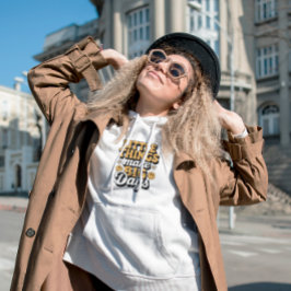 Retro Kleine Dinge, Big Days Hoodie Sweatshirt