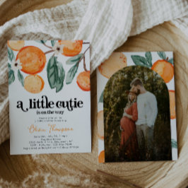 Retro Kleine Süsse Foto Kinderdusche Einladung