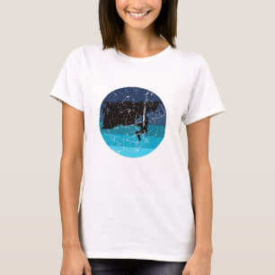 Retro Kletterer beim Bouldering T-Shirt