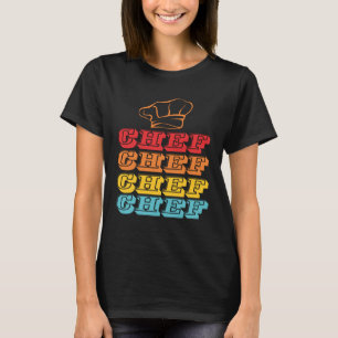 Retro Koch Kochen Küche Küche T-Shirt