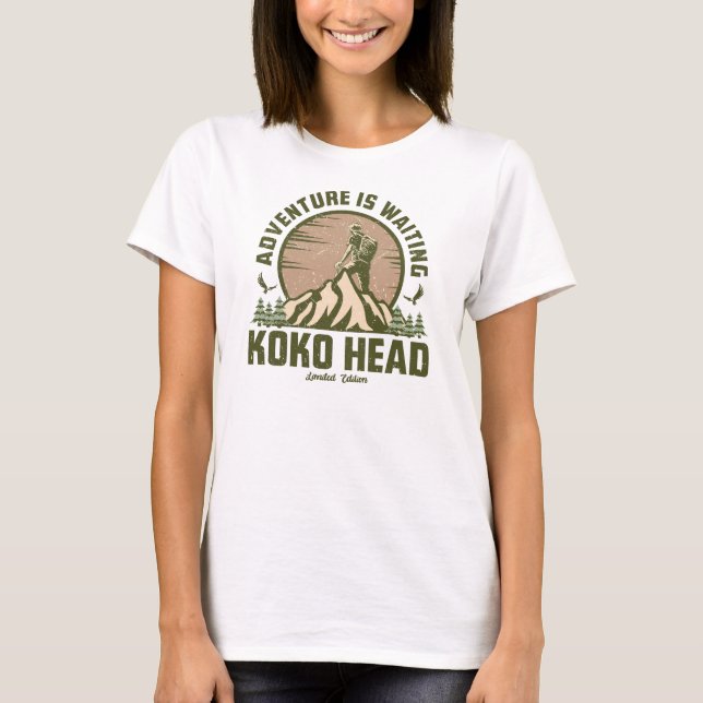 Retro Koko Head Wanderung T-Shirt (Vorderseite)
