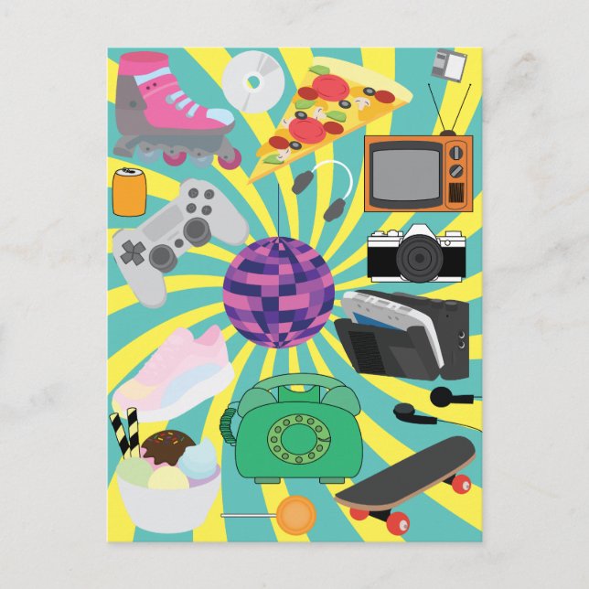 Retro-Kollektion Postkarte (Vorderseite)