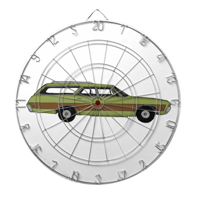 Retro-Kombi Dartscheibe (vorne)