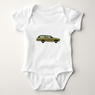 Retro Kombiwagen Baby Strampler