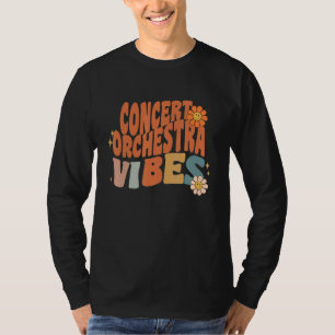 Retro Konzerthalle Orchester Stimmung Lehrer Fraue T-Shirt