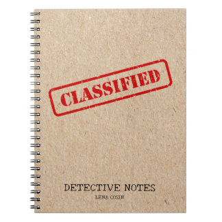 Retro Kraft True Crime Fallprotokoll Notizblock
