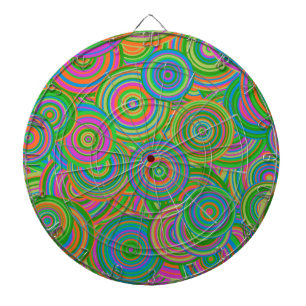 retro Kreise Dartscheibe