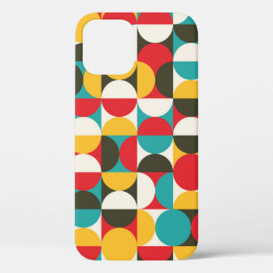 Retro-Kreise: Farbiges Hipster Muster. Case-Mate iPhone Hülle