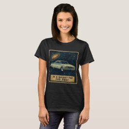 Retro-Kreuzer im tiefen Weltraum  T-Shirt