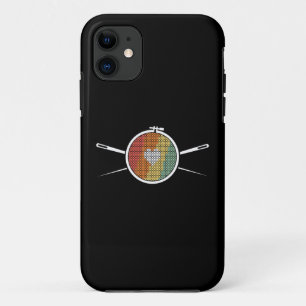 Retro Kreuzstich Case-Mate iPhone Hülle