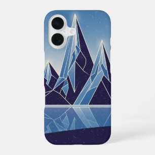 Retro-Kristallgipfel iPhone 16 Hülle