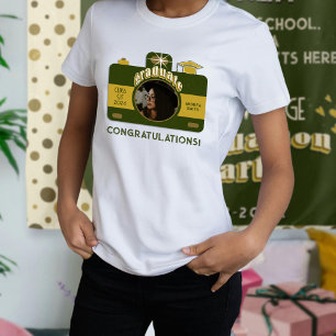 Retro-Kunst-Kamera-Fotobildrahmen Cute Graduate Tr T-Shirt