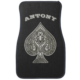 Retro künstlerisches PokerKaroass personalisiert Automatte