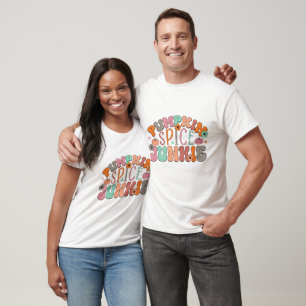 Retro Kürbis-Gewürz-Junkie - Herbst T-Shirt