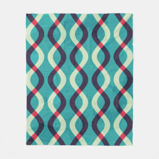 Retro Kurven: Grunge Muster Effekt. Fleecedecke