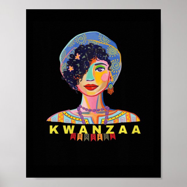 Retro Kwanzaa African Poster (Vorne)