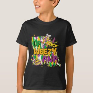 Retro La Weezy Ana Frohes Mardi Gras Louisiana Neu T-Shirt
