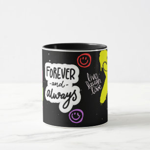 Retro-Lächeln-Tasse Lustiges Smiley-Gesicht Cooles Tasse