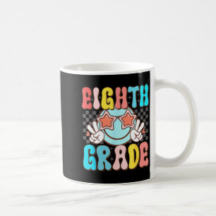 Retro lächelnde achte Klasse, Achtklässler Kaffeetasse