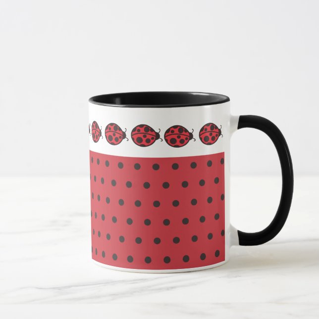 Retro Ladybug-Tasse Tasse (Rechts)