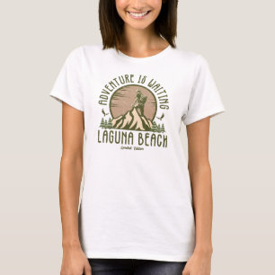 Retro Laguna Beach Wandern T-Shirt