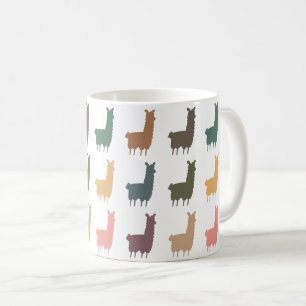 Retro-Lama-Alpaka-Trinkgefäß Geschenk für Tierlieb Kaffeetasse