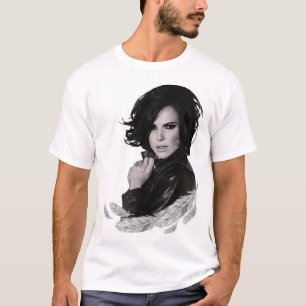 Retro Lana Parrilla Feathers T-Shirt