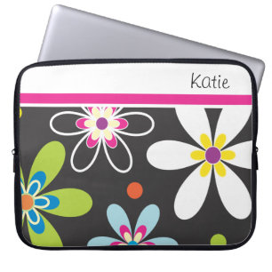 Retro Laptop-Hülsen des Friedens zeichen- Laptopschutzhülle