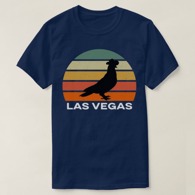 Retro Las Vegas Nevada Cowboy Pigeon Pullover (Design vorne)